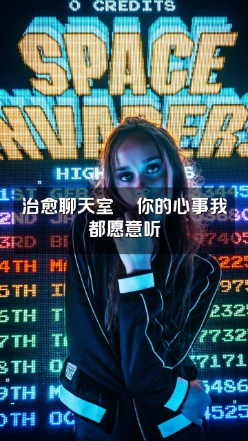 抖音李温柔电台✨治愈助眠视频封面：治愈聊天室💬你的心事我都愿意听